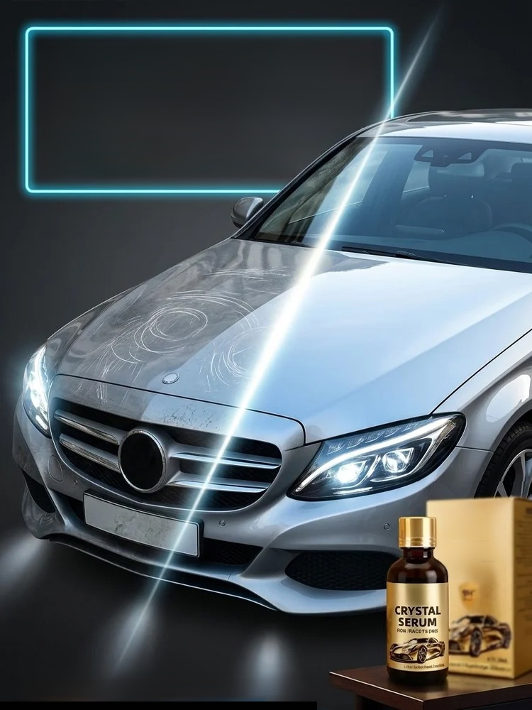 ✨ เซรั่มนาโนคริสตัล 3-in-1: เคลือบ, ลบสนิม, ซ่อมรอยขีดข่วนในหนึ่งขวด! 🚗 เพิ่มความเงางามทันที: ฟื้นฟูความเงาเหมือนกระจก เปลี่ยนรถเก่าเป็นรถใหม่ใน 5 นาที!
