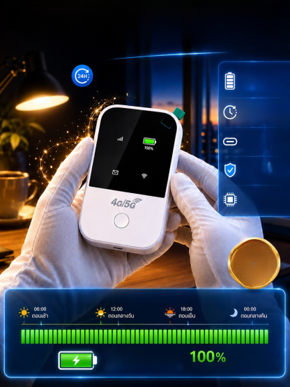 【5G ไม่จำกัดความเร็ว】ไวไฟพกพา  ใช้งานได้ทั่วโลก ไม่ต้องใช้ซิมการ์ด เชื่อมต่อกับสัญญาณที่แรงที่สุดจากผู้ให้บริการกว่า 600 รายทั่วโลกโดยอัตโนมัติ