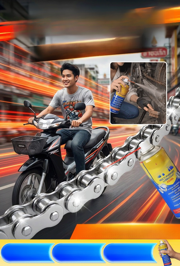 [สนิม 20 ปี ฉีดทีเดียวเหมือนใหม่] สเปรย์หล่อลื่นขจัดสนิม GT40 แค่ฉีดปุ๊บ สนิมฝังลึก 20 ปีละลายหลุดปั๊บ