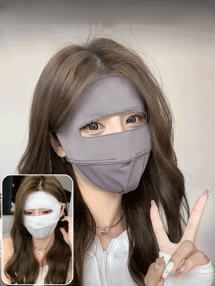 แดดแรงไม่ไหว แนะนำเป็นไอเท็มที่ควรมีช่วงหน้าร้อน หน้ากากกันยูวีแบบเต็มหน้า กันแดดได้สะใจมากแม่