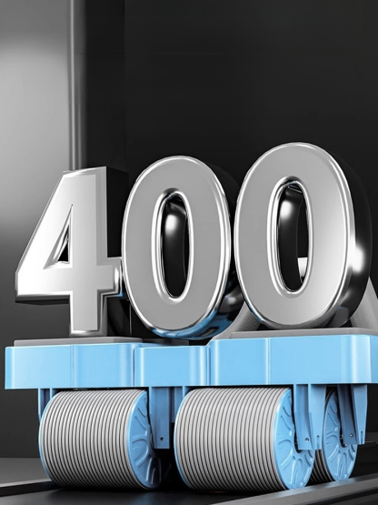 ลูกกลิ้งออกกำลังกายแบบ 4 ล้อ มาพร้อมสปริงดึงกลับอัตโนมัติ รับน้ำหนักได้เยอะ เล่นง่ายมาก 🚀