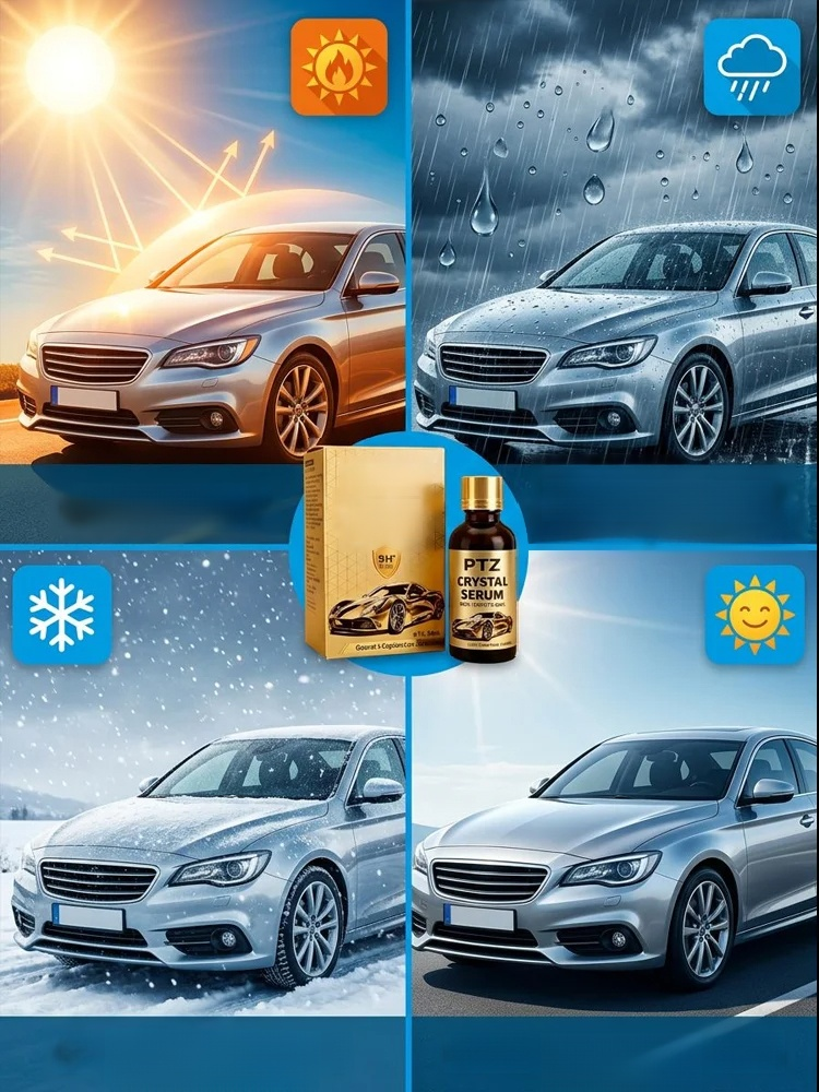 ✨ เซรั่มนาโนคริสตัล 3-in-1: เคลือบ, ลบสนิม, ซ่อมรอยขีดข่วนในหนึ่งขวด! 🚗 เพิ่มความเงางามทันที: ฟื้นฟูความเงาเหมือนกระจก เปลี่ยนรถเก่าเป็นรถใหม่ใน 5 นาที!
