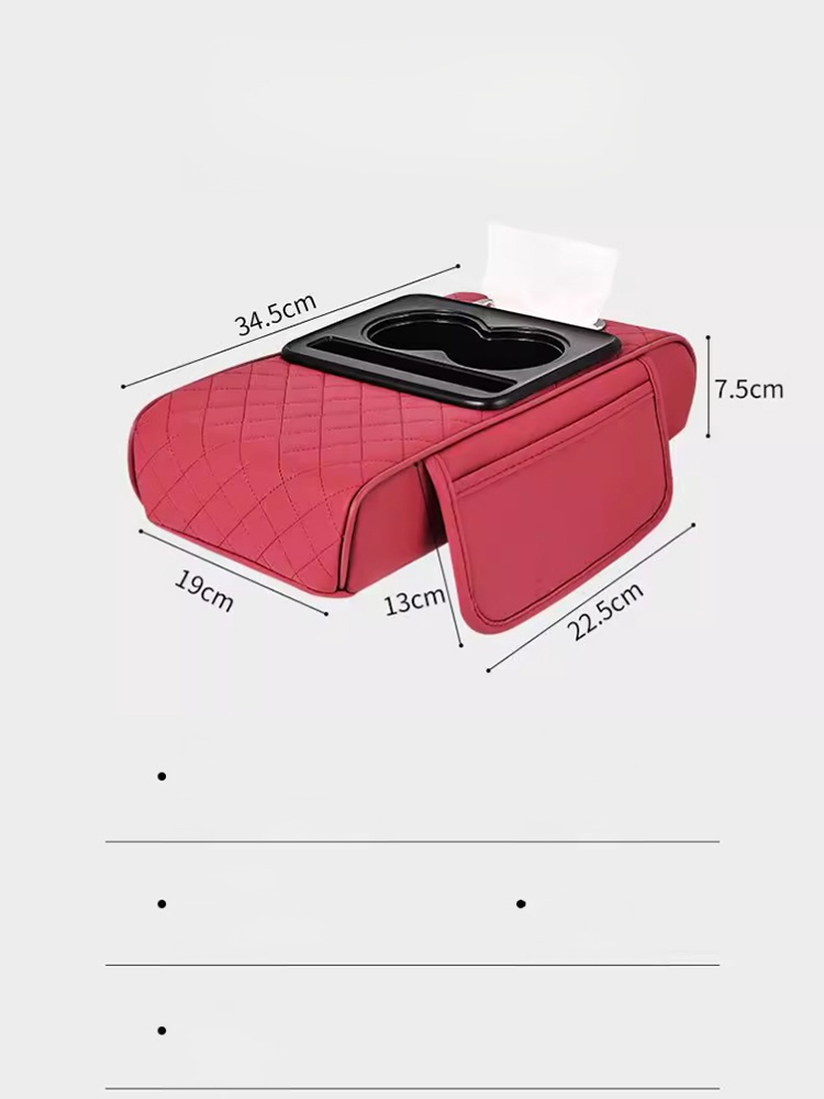 เพิ่มความสะดวกสบายในรถ! กล่องที่พักมือ 5-in-1 แก้วน้ำ, ที่เก็บข้าง, กล่องทิชชู่, และที่รองแขน ทำให้การขับขี่สบายยิ่งขึ้น! 🚗✨