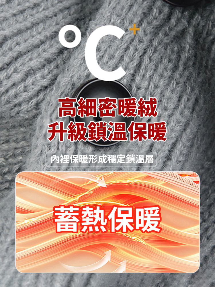 時尚護耳針織一體帽