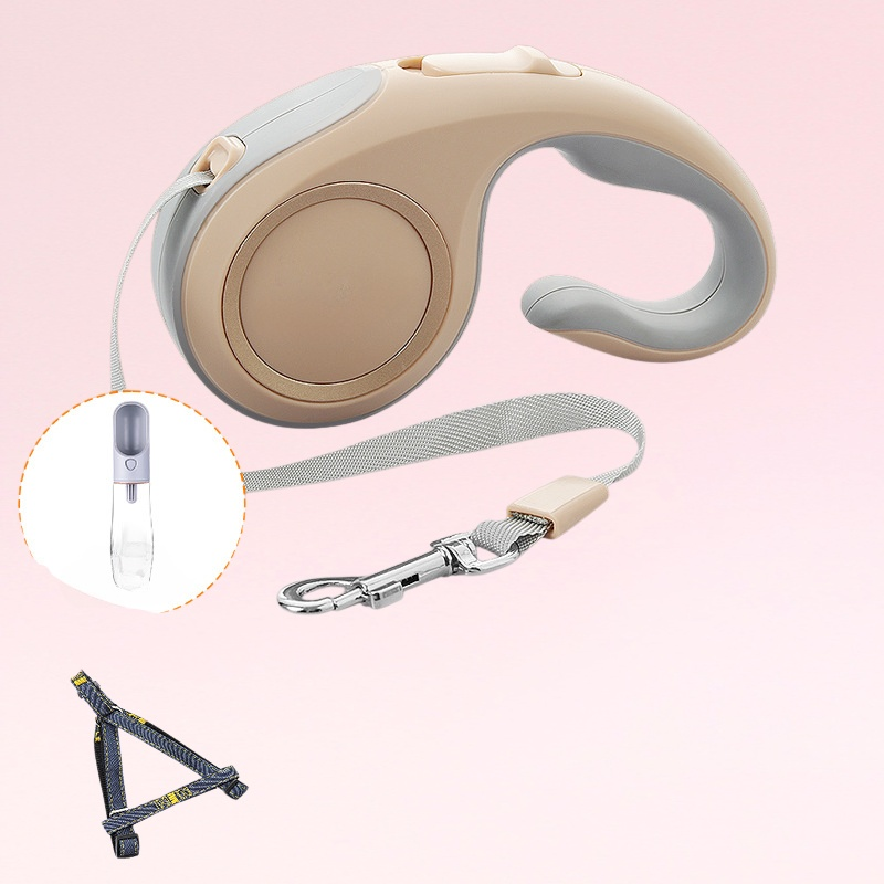 狗狗牽引繩伸縮遛狗繩泰迪博美柯基狗鍊中型小型犬寵物用品