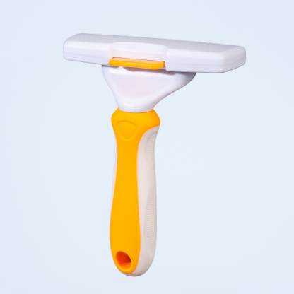 貓咪打薄梳一鍵按壓清理貓毛 貓咪狗狗梳子去毛貓咪毛梳毛神器 寵物用品