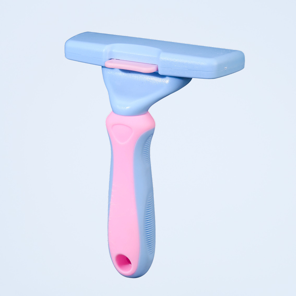 貓咪打薄梳一鍵按壓清理貓毛 貓咪狗狗梳子去毛貓咪毛梳毛神器 寵物用品