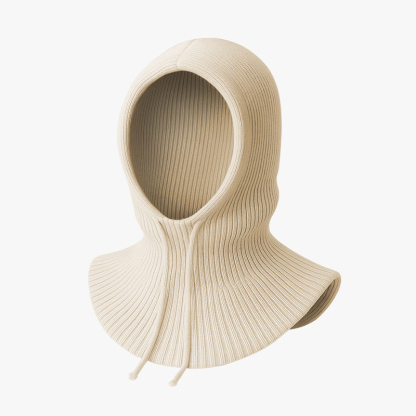 時尚護耳針織一體帽