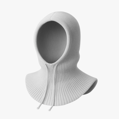 時尚護耳針織一體帽