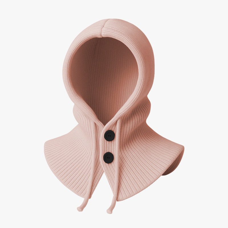 時尚護耳針織一體帽