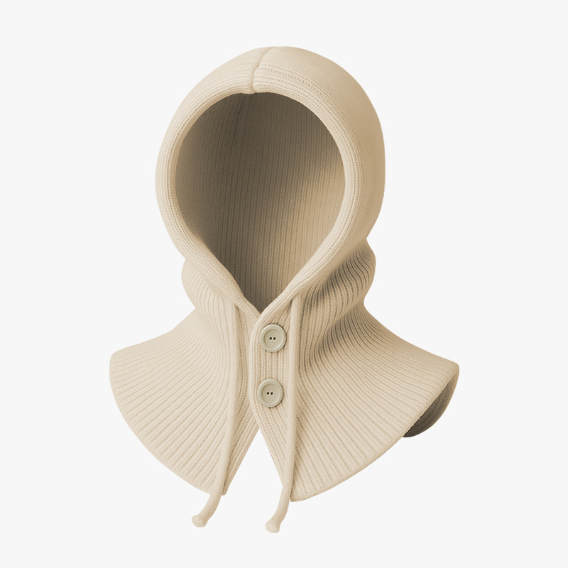 時尚護耳針織一體帽