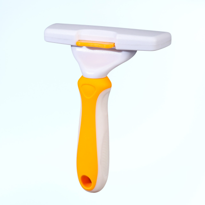 貓咪打薄梳一鍵按壓清理貓毛 貓咪狗狗梳子去毛貓咪毛梳毛神器 寵物用品