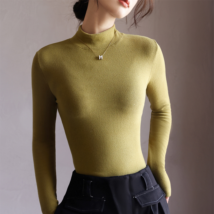小立領莫代爾保暖打底衫
