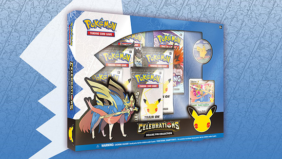 Pokemon TCG 25th Anniversary Celebrations Deluxe Pin Collection（美版）