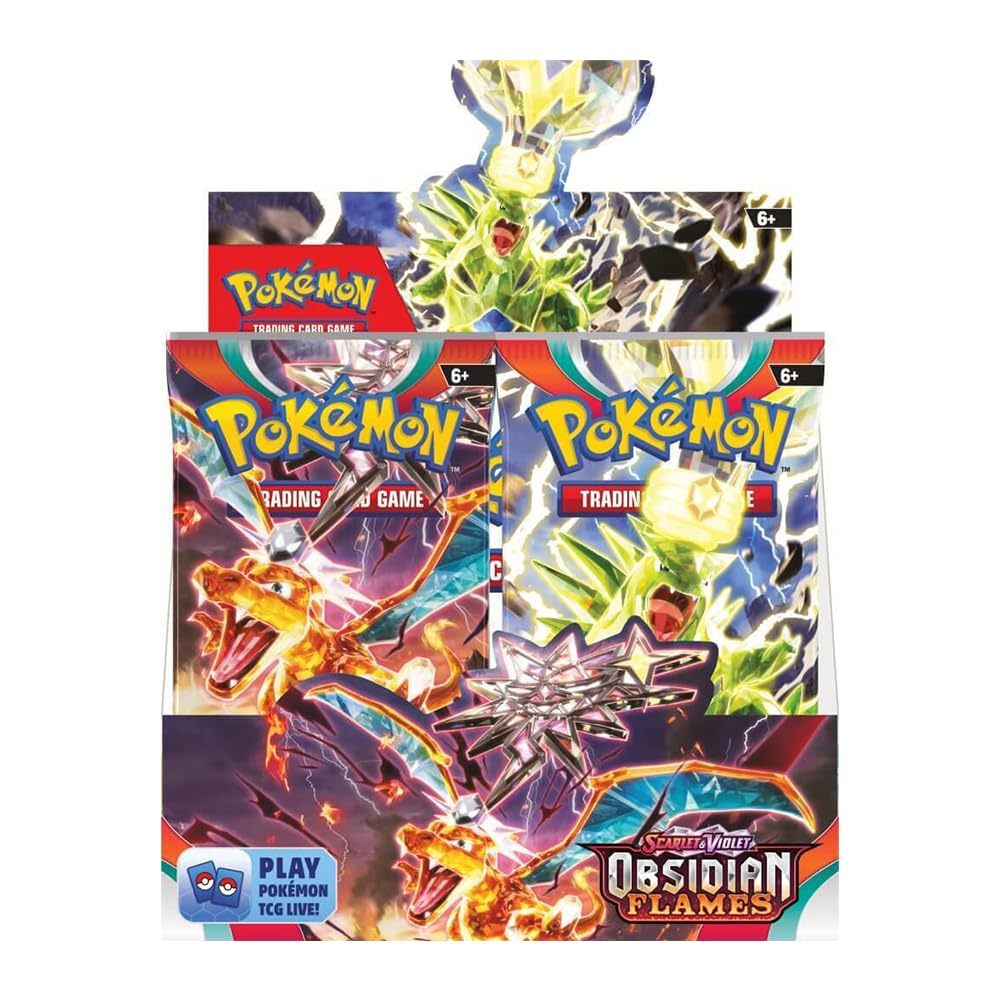 Pokemon TCG 朱與紫 SV3 補充盒（美版）「Obsidian Flames」