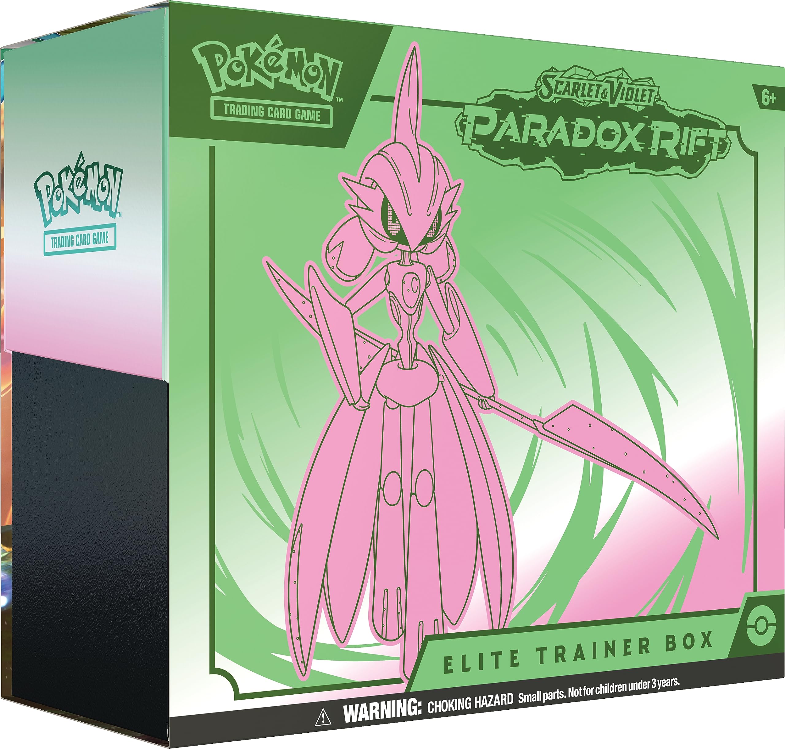Pokemon TCG 朱與紫 SV4 Elite Trainer Box（美版）「Paradox Rift - Iron Valiant」