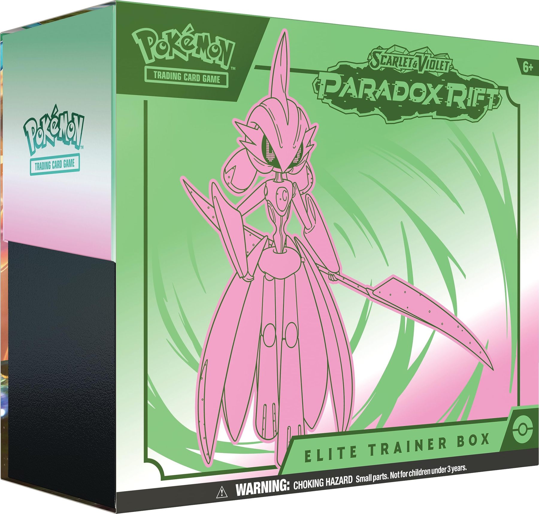 Pokemon TCG 朱與紫 SV4 Elite Trainer Box（美版）「Paradox Rift - Iron Valiant」