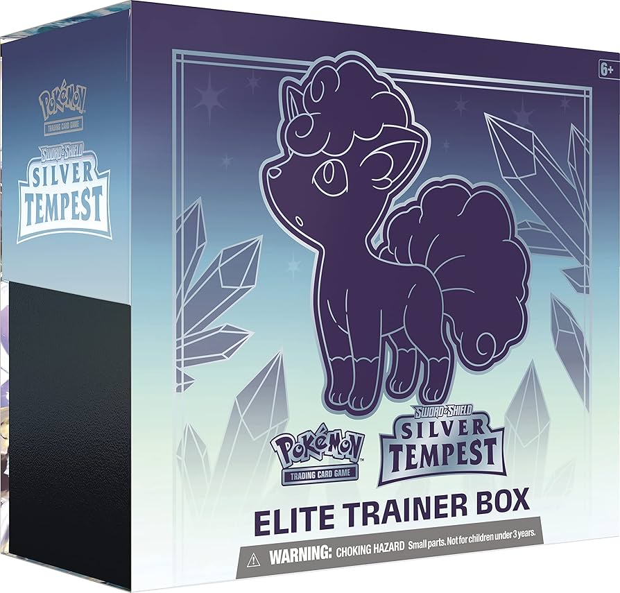 Pokemon TCG 劍與盾 SS12 Elite Trainer Box（美版）「Silver Tempest」