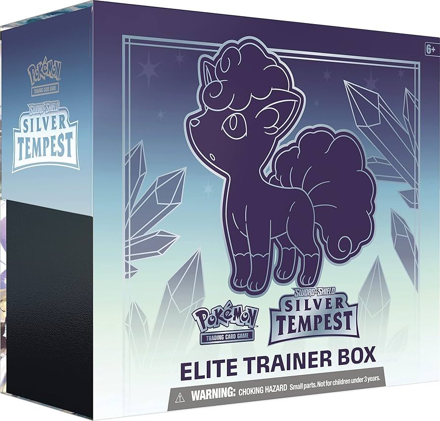 Pokemon TCG 劍與盾 SS12 Elite Trainer Box（美版）「Silver Tempest」