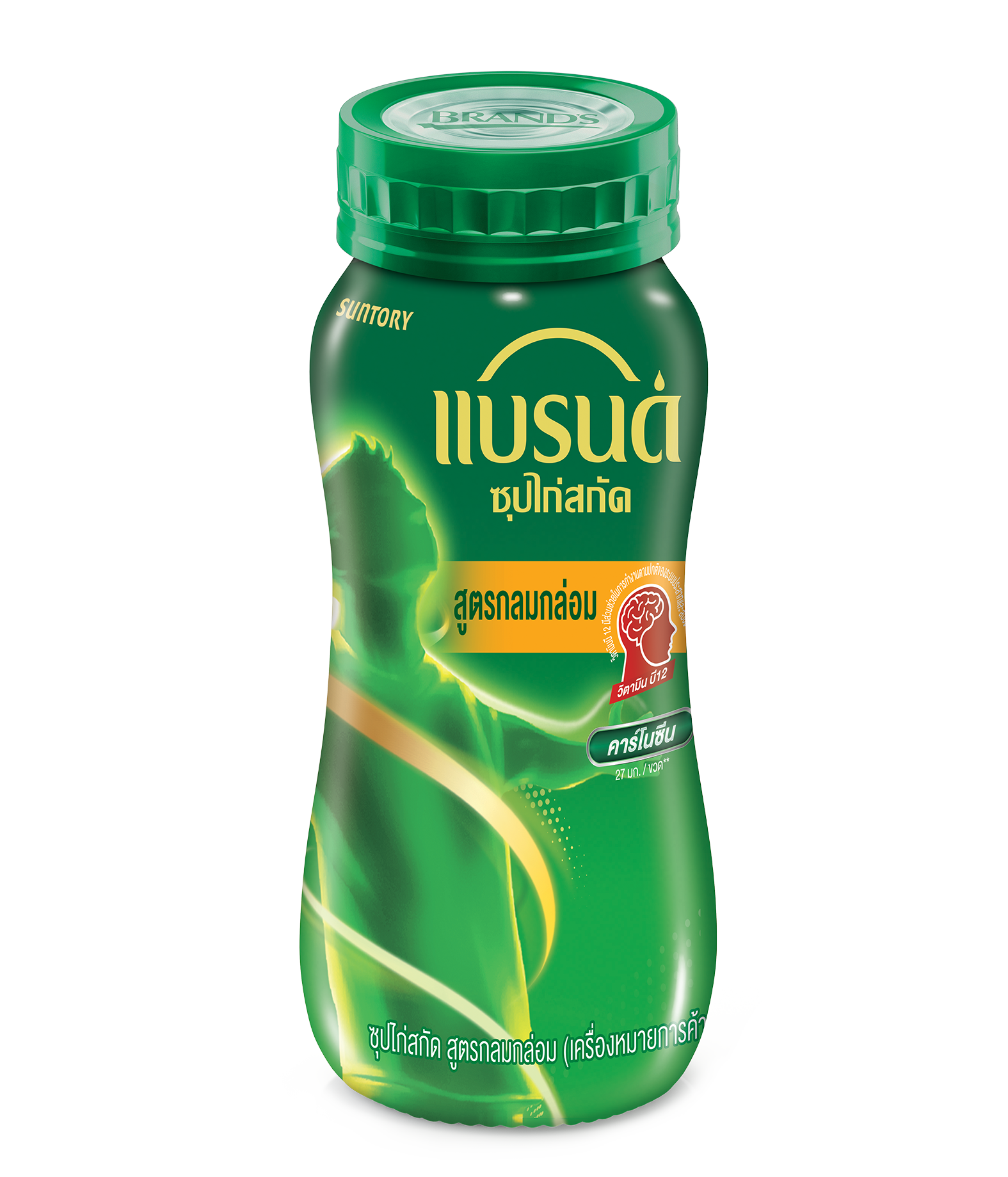 [แพ็ก x3] แบรนด์ ซุปไก่สกัด รสกลมกล่อม 100 มล แพ็ก 8 ขวด (24 ขวด)