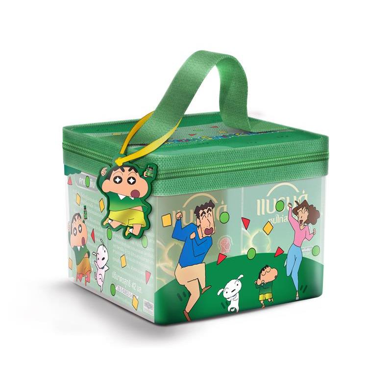 ชุดแบรนด์ซุปไก่แพ็กพิเศษ กระเป๋าชินจัง 42 มล. แพค 4