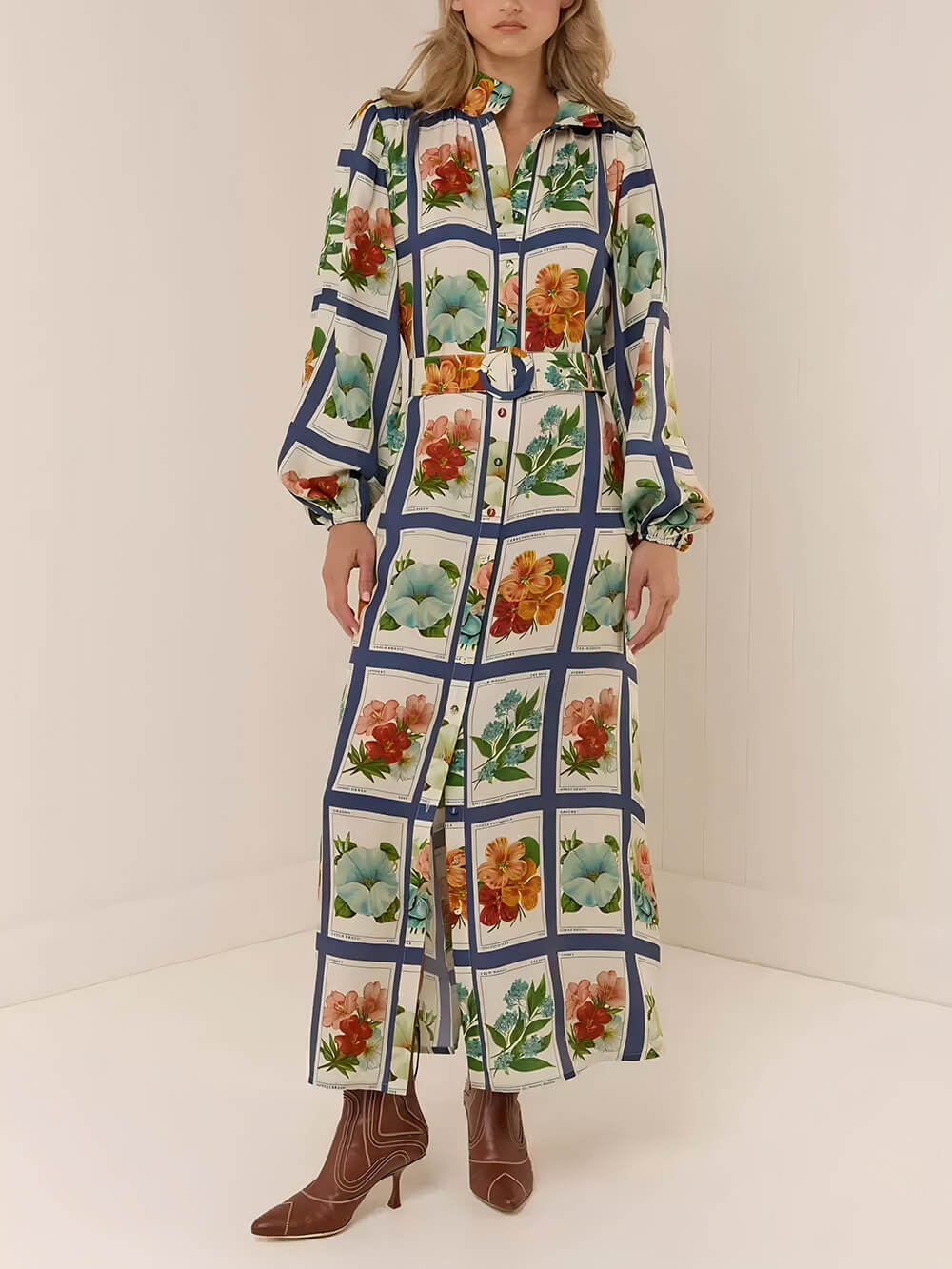 Casual Chic Linen Tie-Waist Maxi Dress