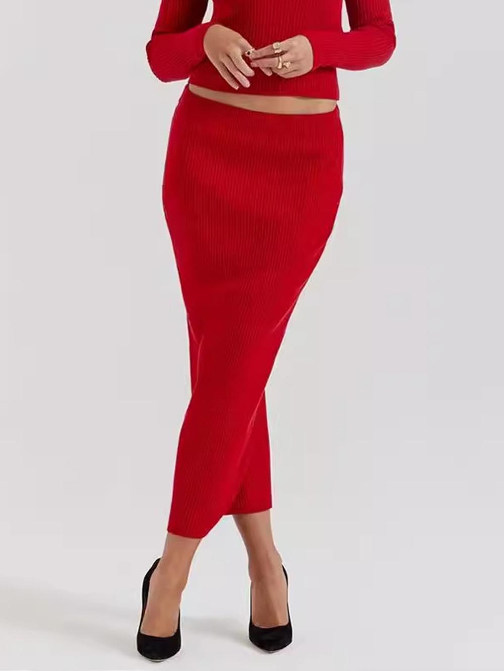 Scarlet Cashmere Blend Bow Sweater