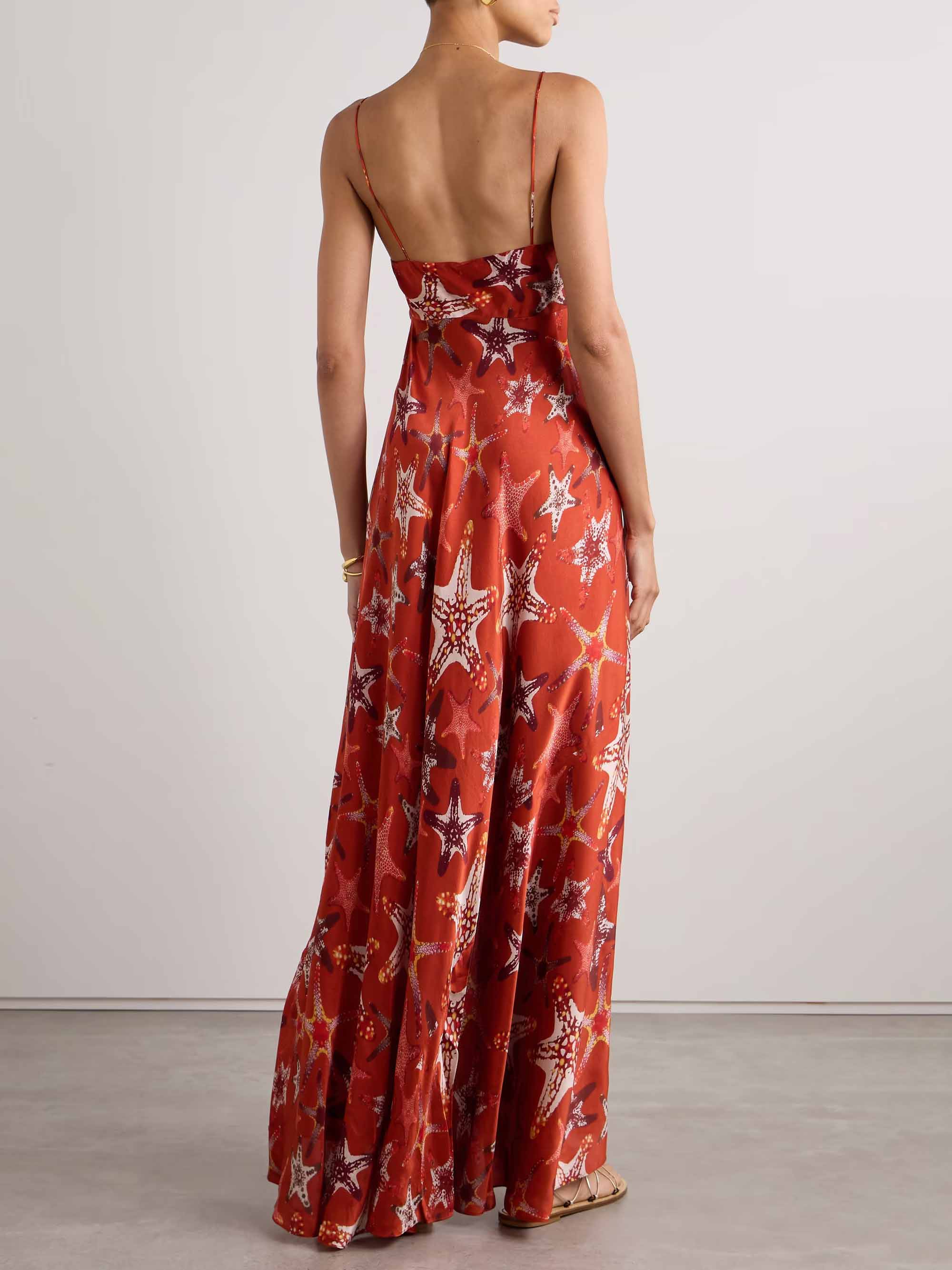 Exquisite Colorful Starfish Print Pants Two-piece Set