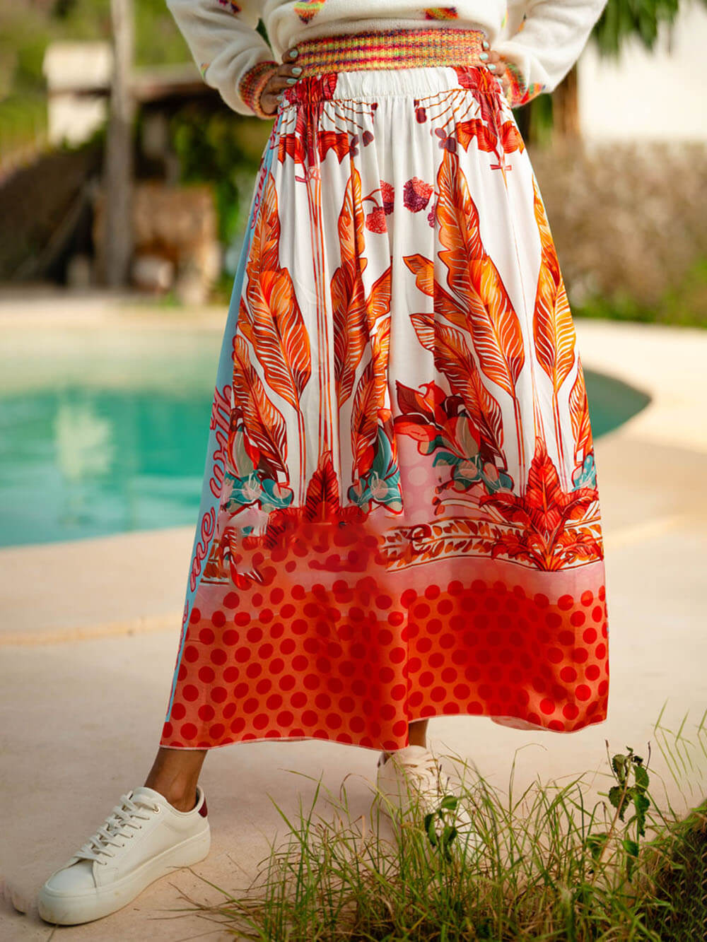 Casual Floral Print Relaxed Button-Up Shirt