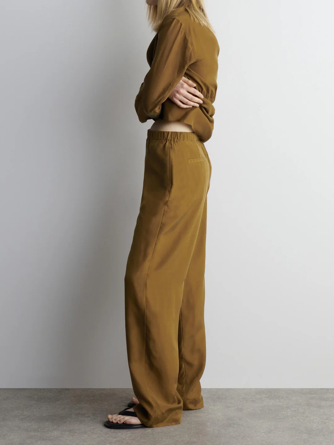 Elegant Wide-leg Casual Suit Trousers