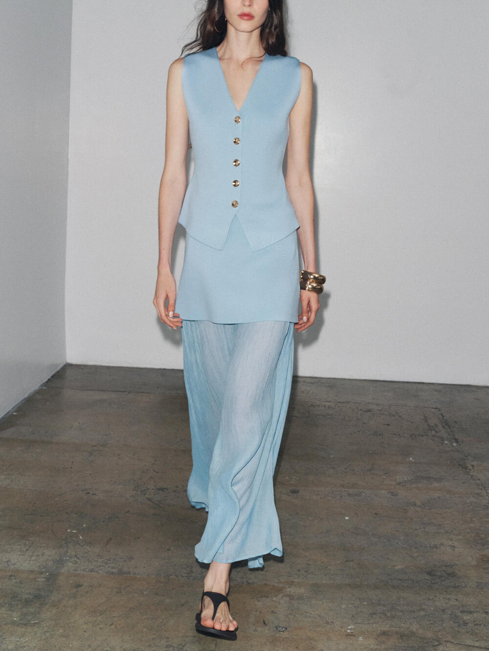 Elegant Smooth Knit Tank Top