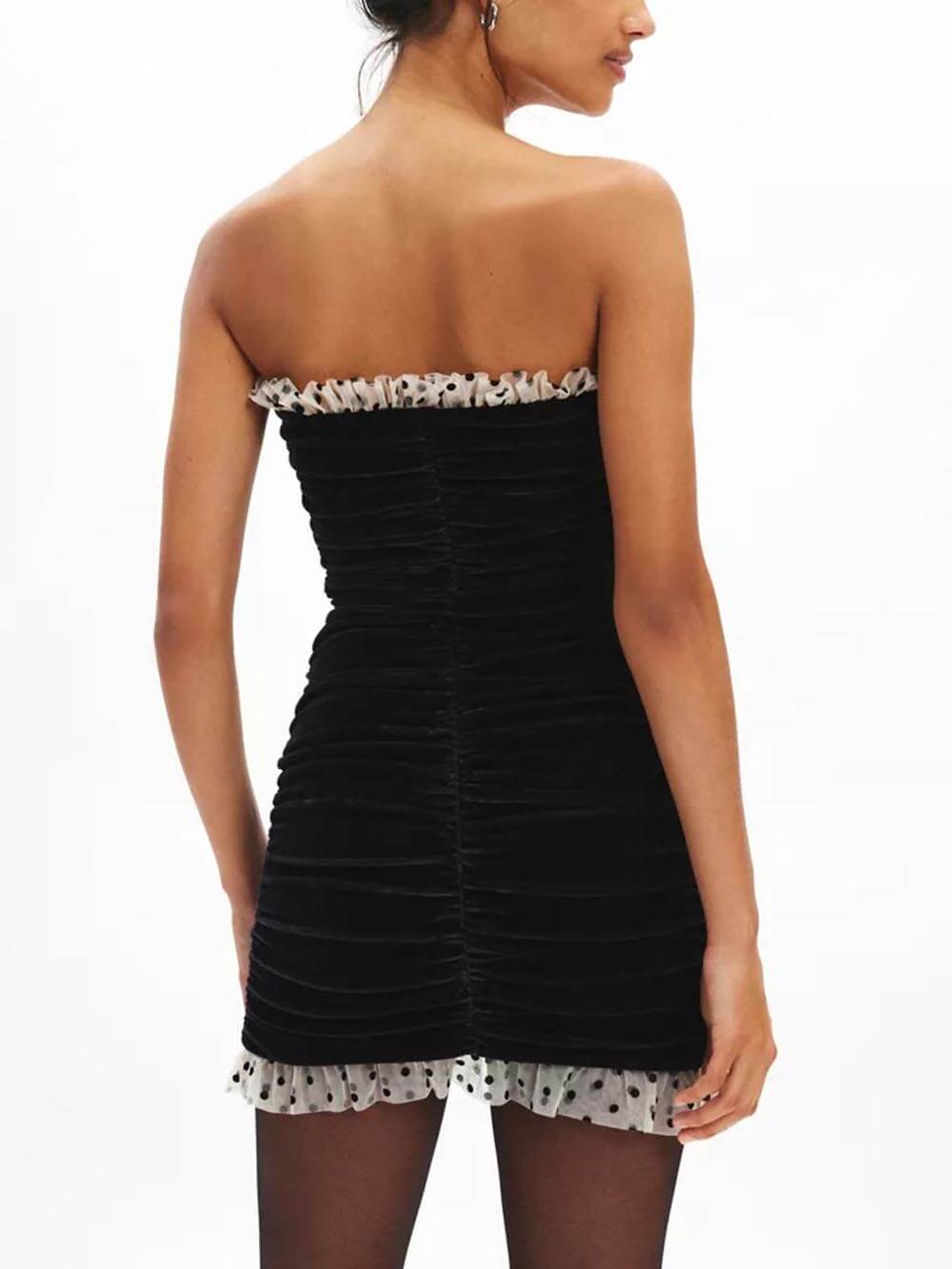 Robin Velvet Sweetheart Mini Dress