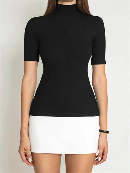 Fashion Casual Contrast Patchwork Slim Mini Dress