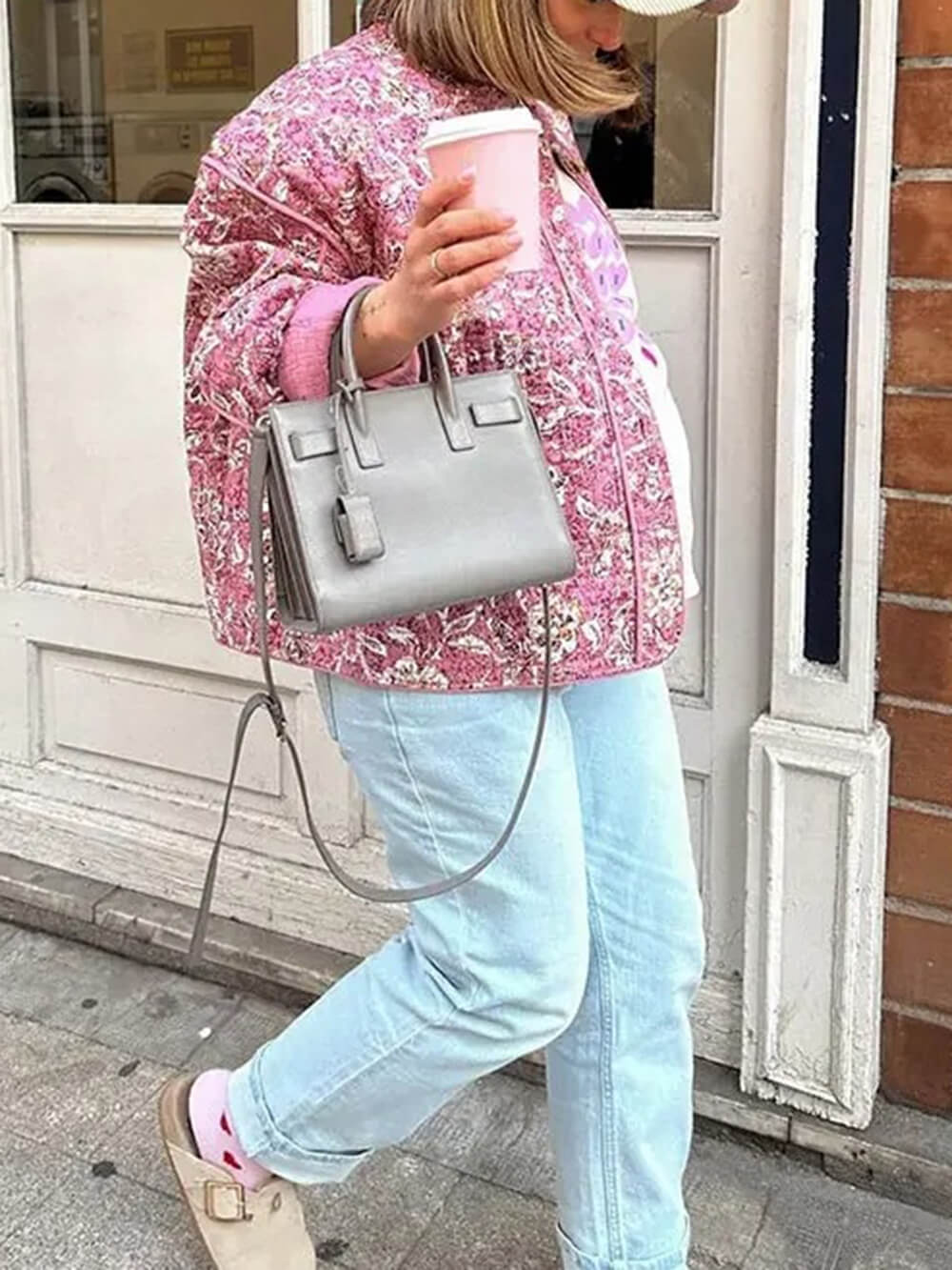 Vintage Fashion Floral Print Jacket