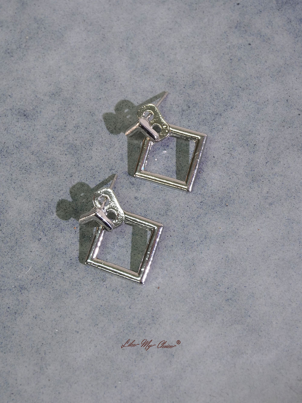 Trendy Cute Nickel Free  Square Stud Earrings