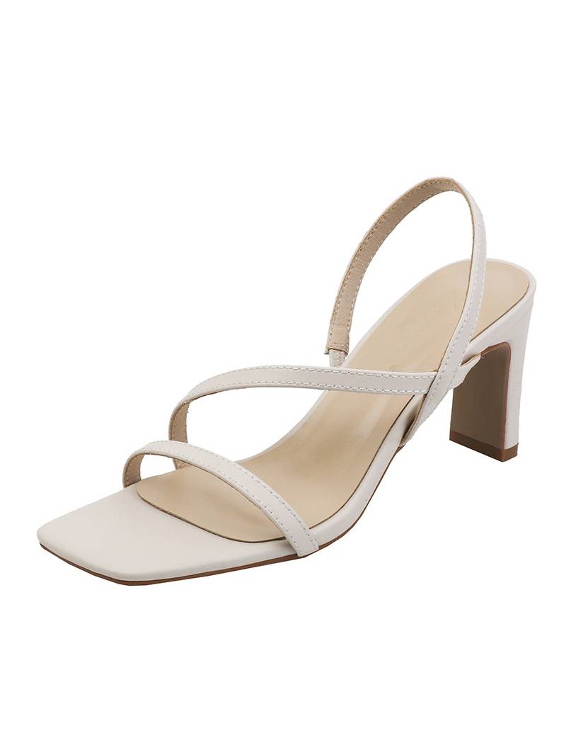 Minimalist High-heeled Sandals