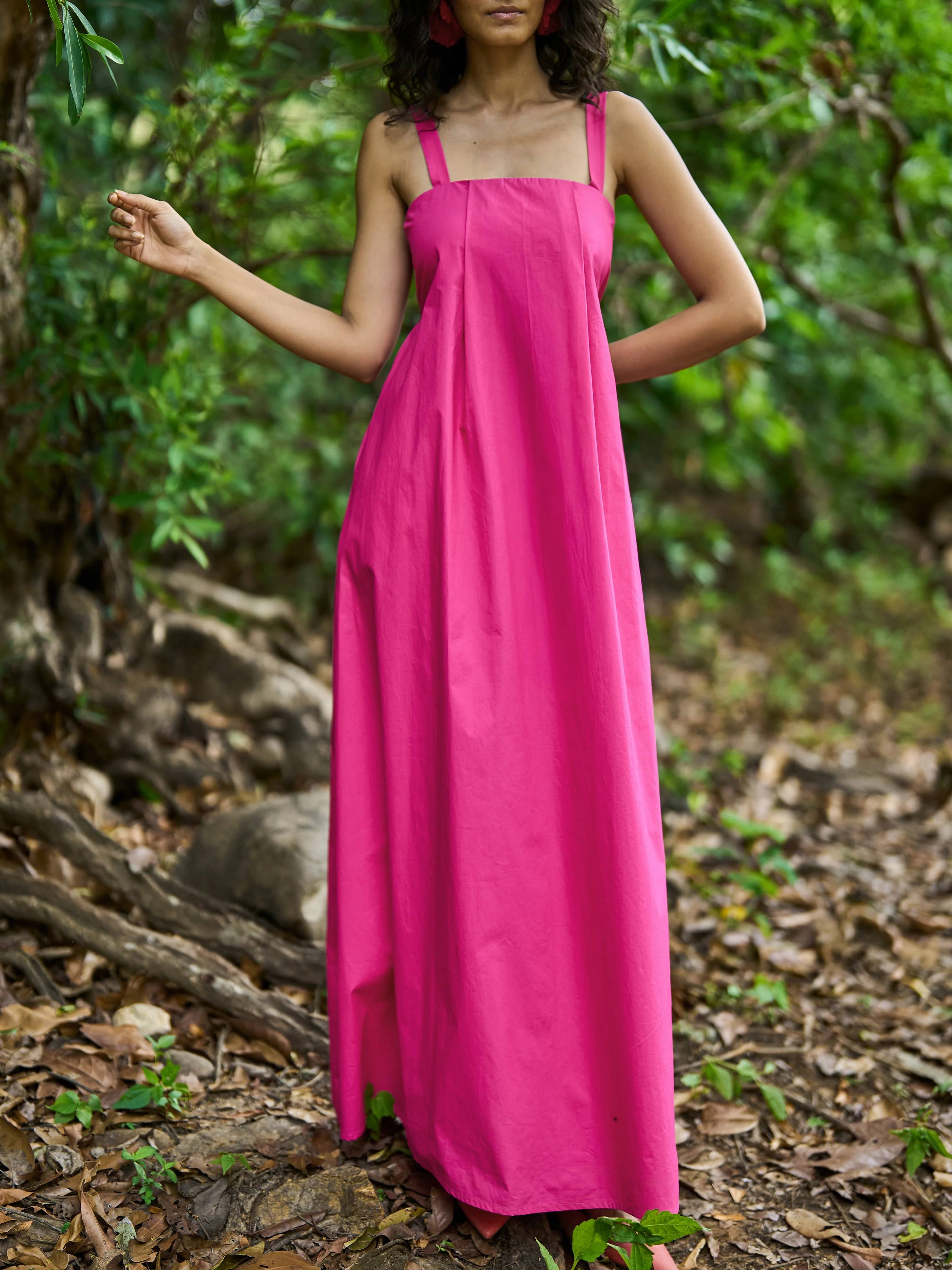 Vacation Style Backless Strap Dress