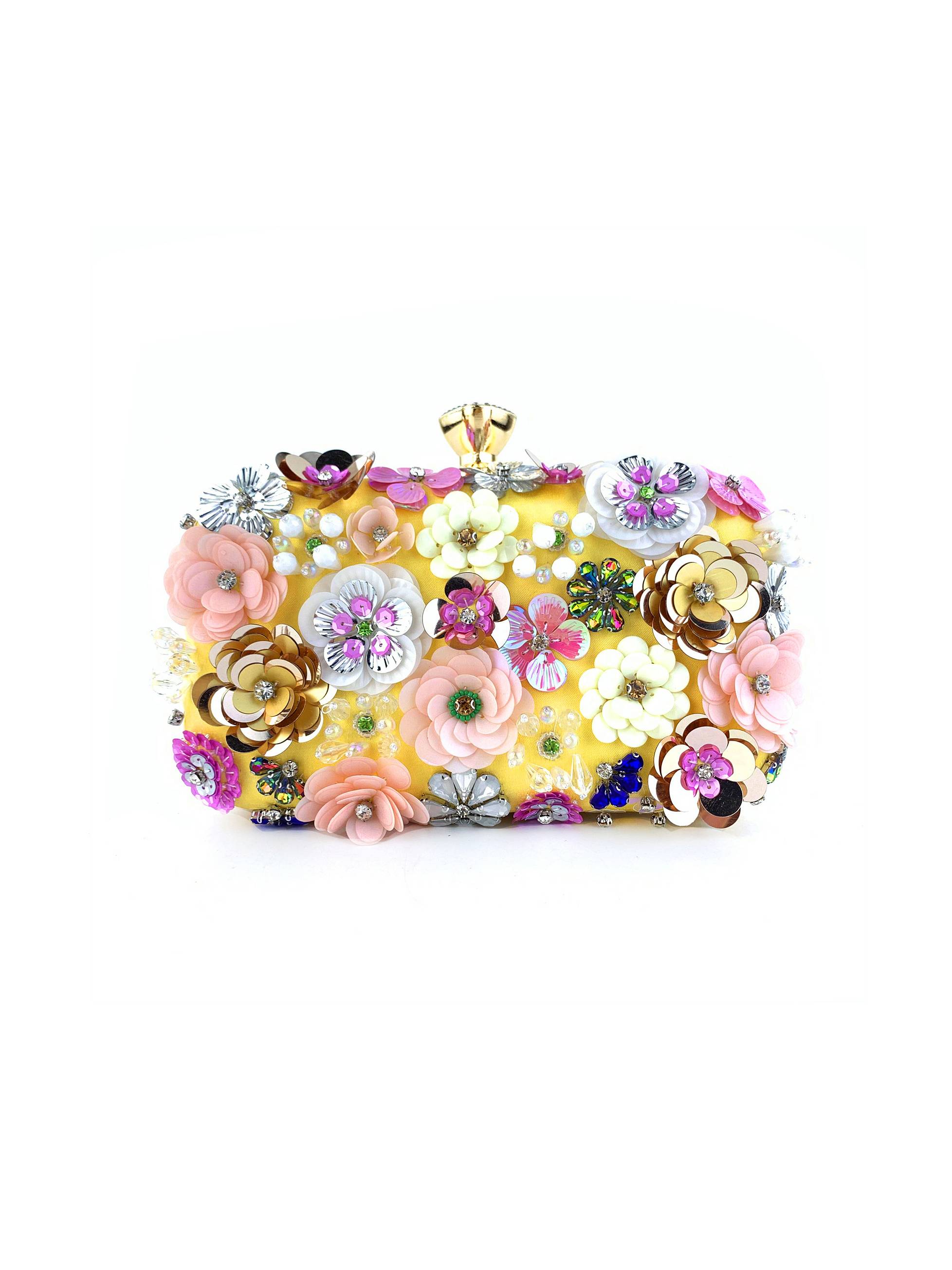 Three-dimensional Flower Handbag Chain Bag