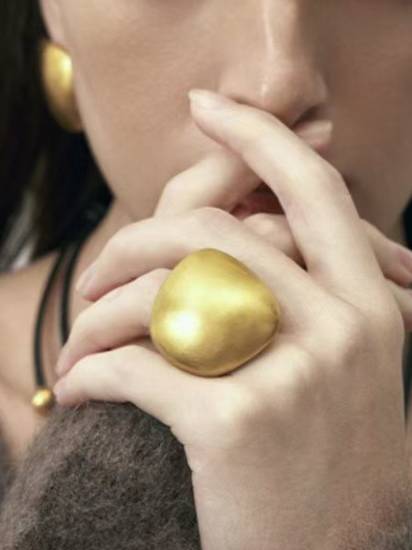 Minimalist Irregular Earrings Ring And Necklace