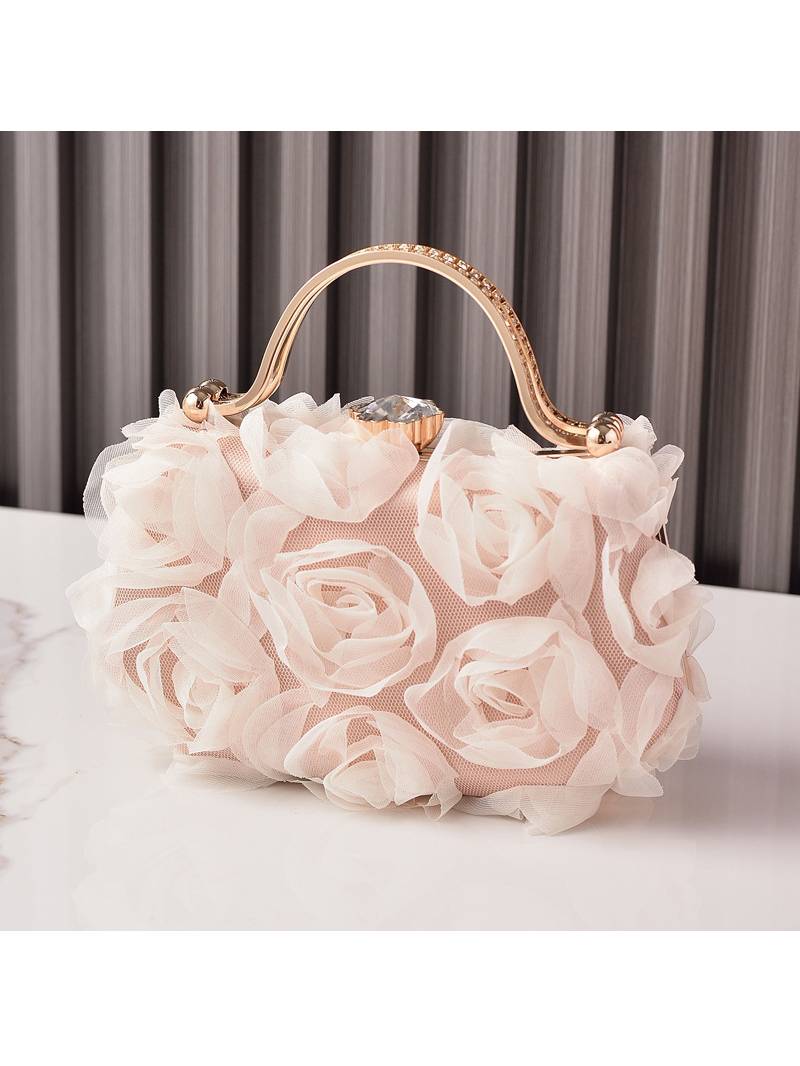 Three-dimensional Flower Handbag