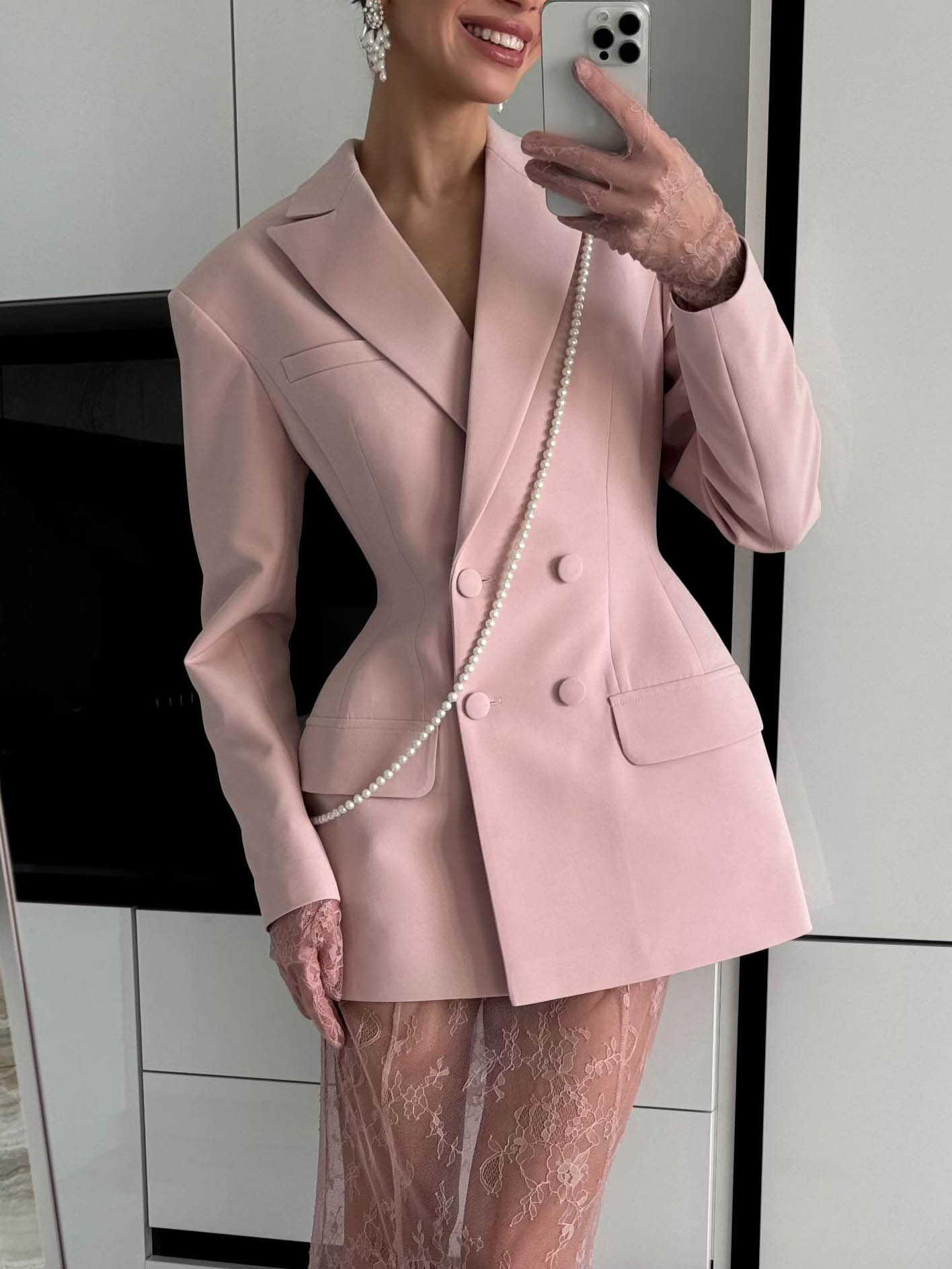 Elegant Solid Color Versatile Suit Jacket