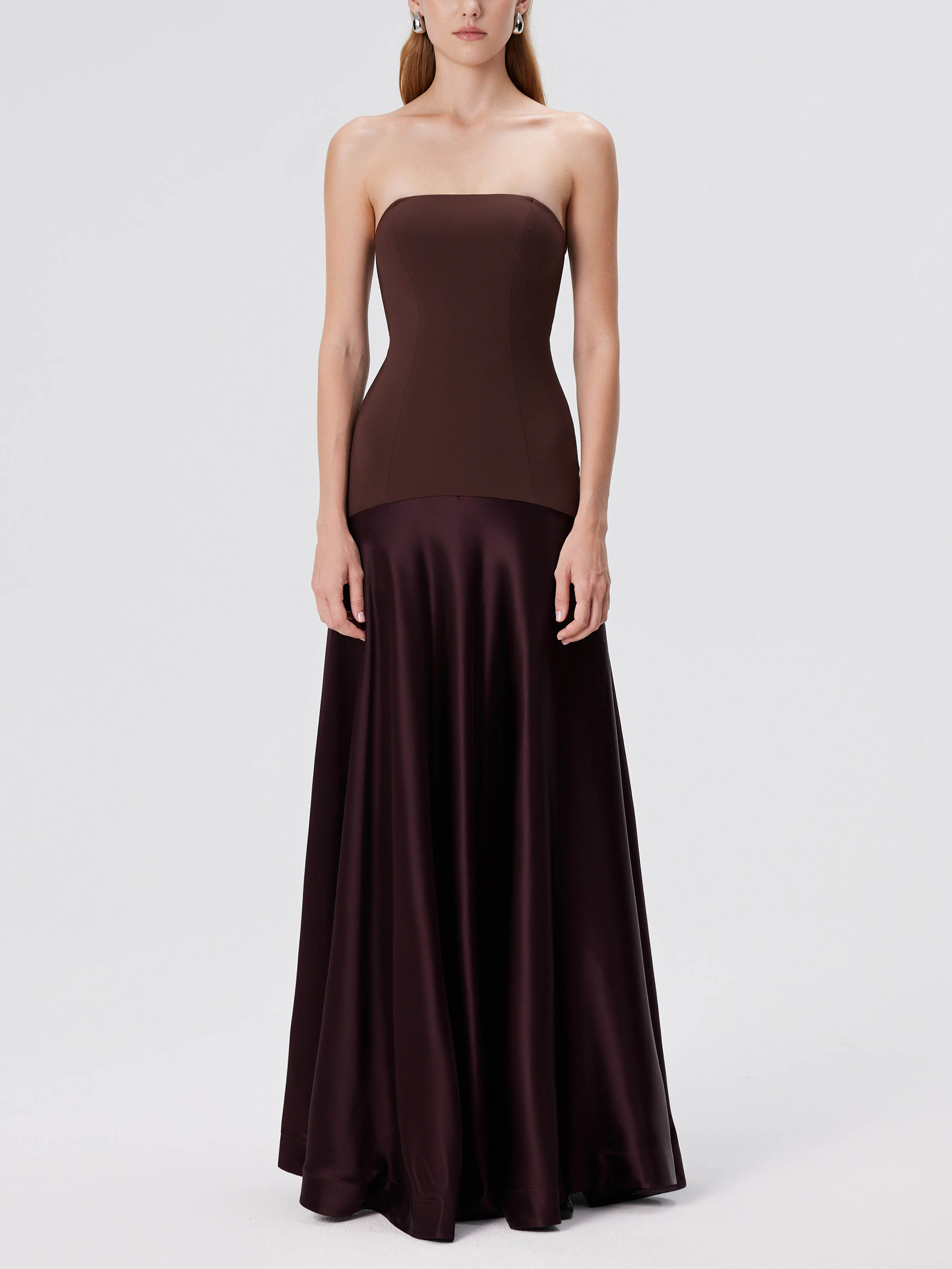 Elegant Satin One-Shoulder A-Line Maxi Dress