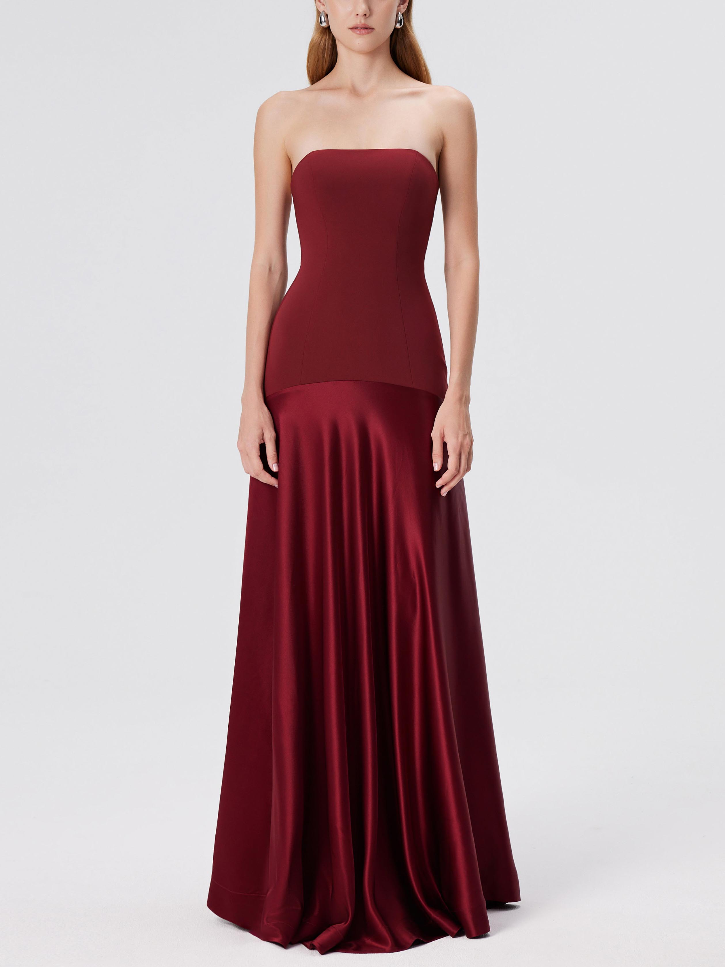 Elegant Satin One-Shoulder A-Line Maxi Dress