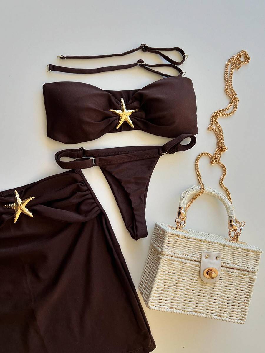 Starfish Bikini Three-piece Set