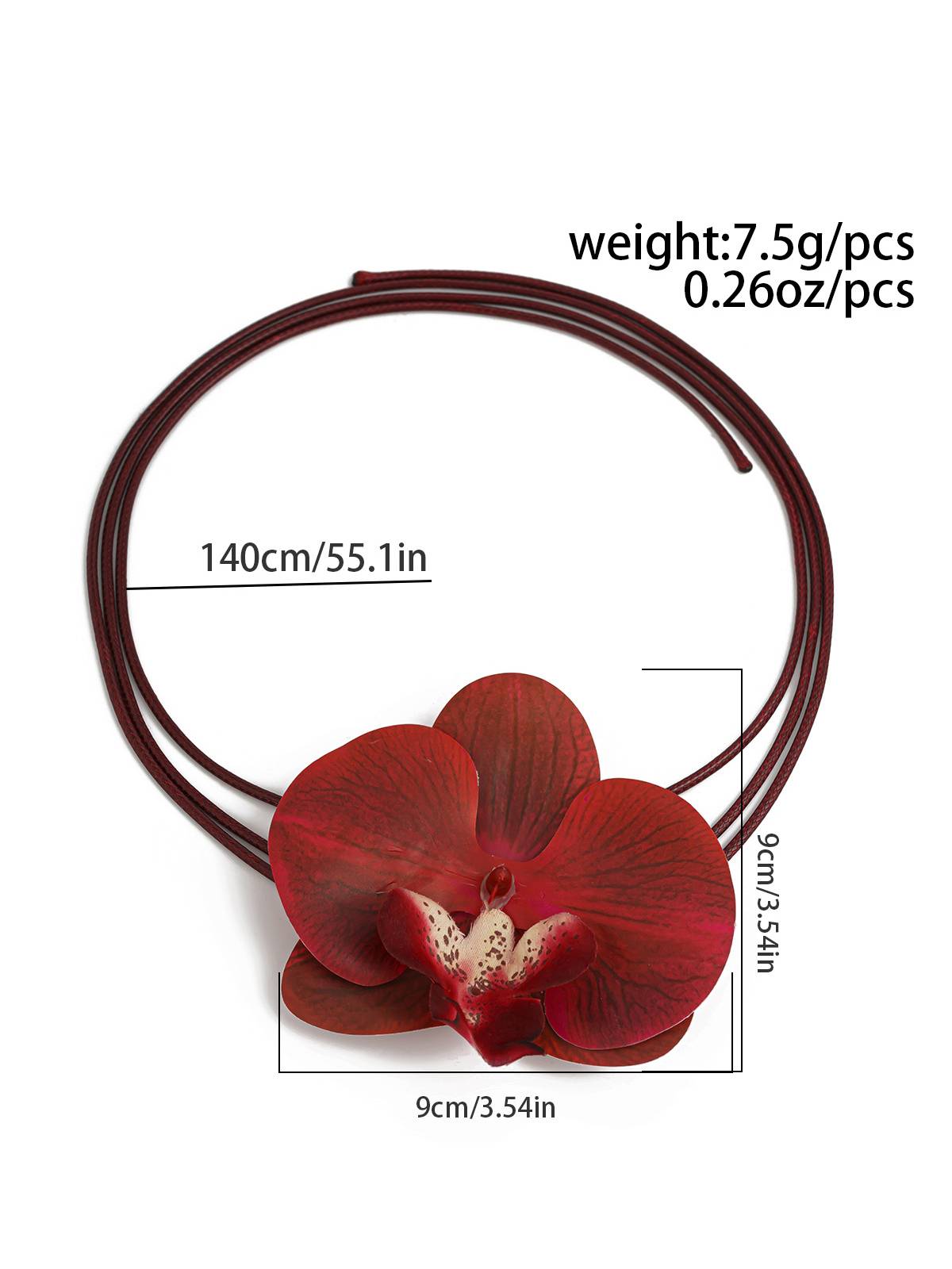 Phalaenopsis Necklace Earrings Hairpin