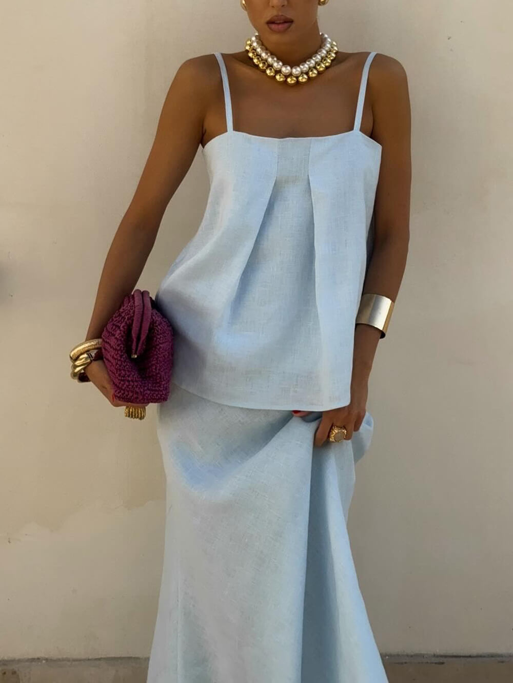 Casual Chic Ruched Camisole Top