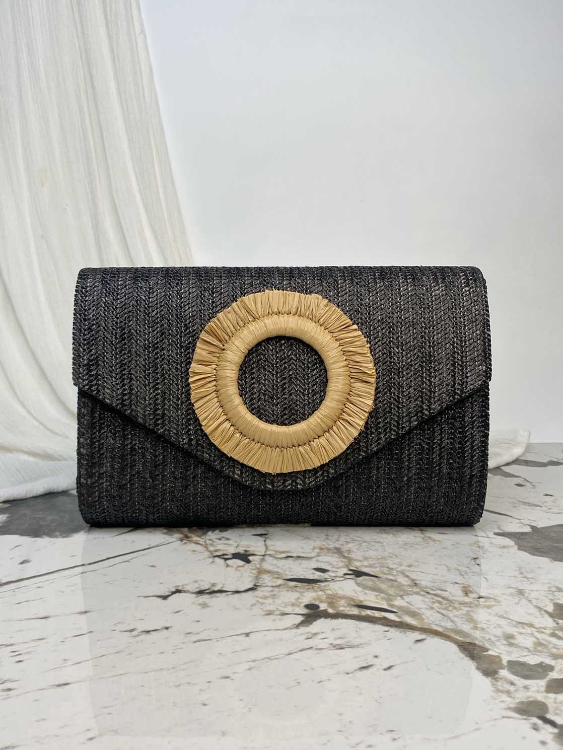 Holiday Style Woven Envelope Bag