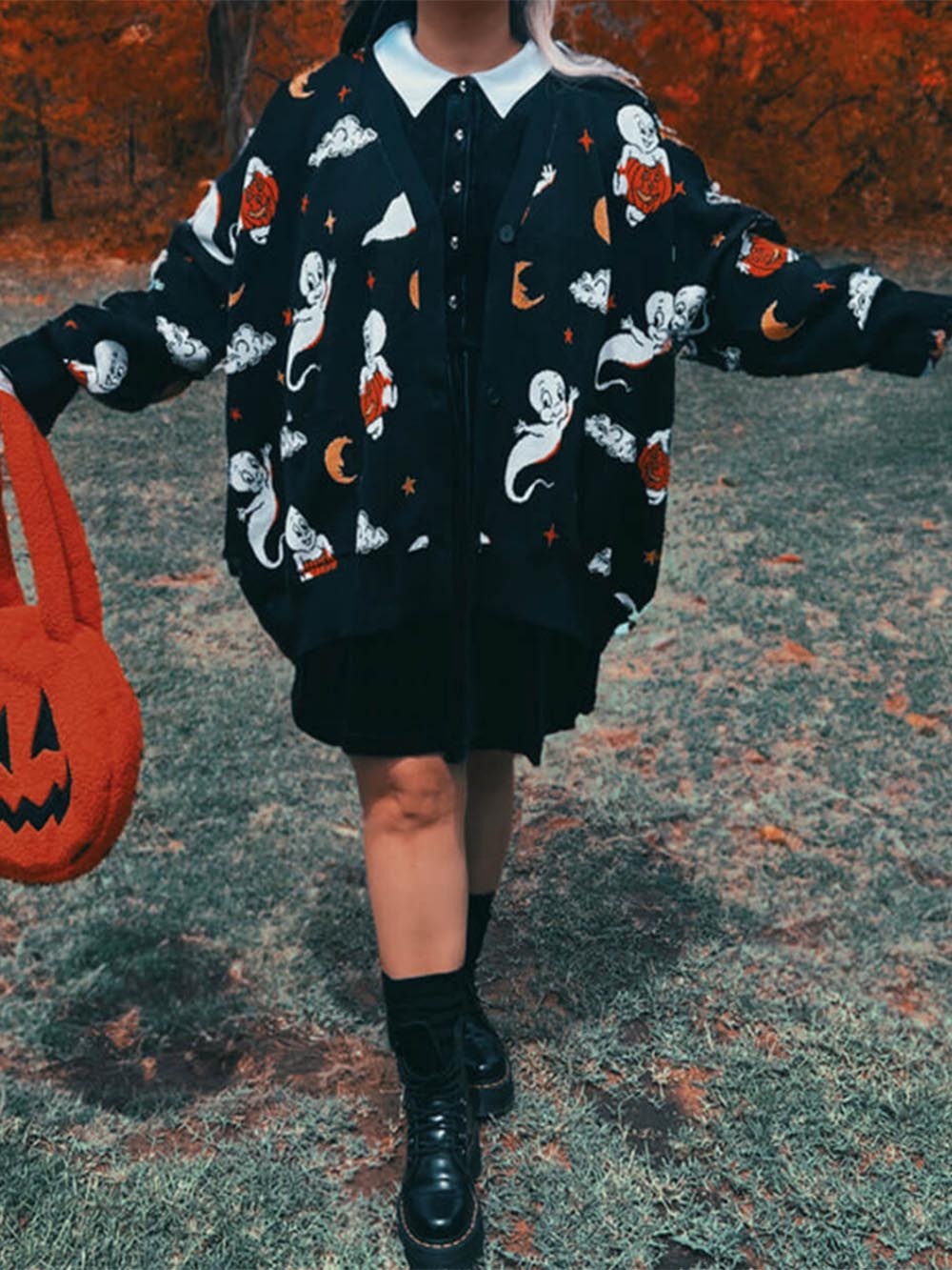 Halloween Cardigan Sweater