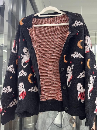 Halloween Cardigan Sweater 