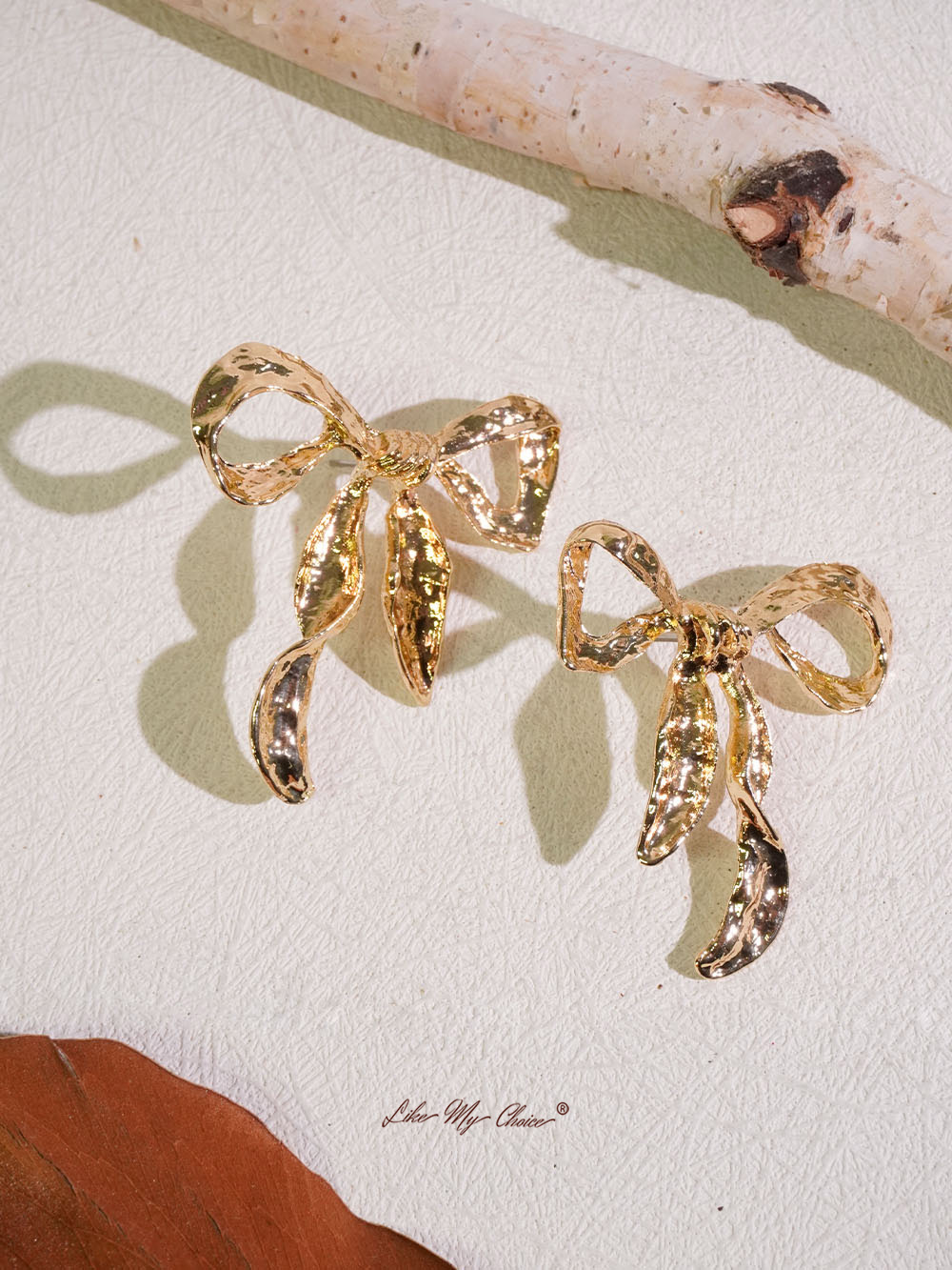 Retro Simple Bow Earrings